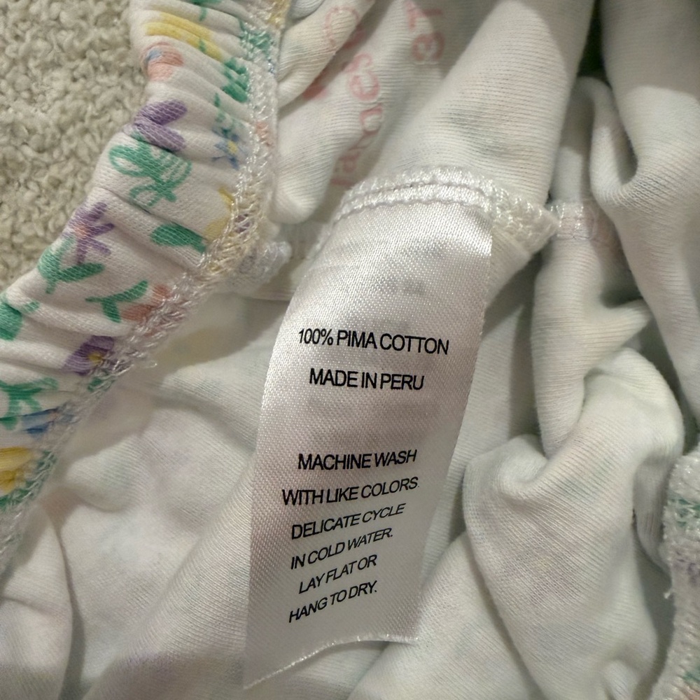 Pristine Like new JAMES & LOTTIE girl's two piece short set in full bloom 3T - Picture 6 of 10